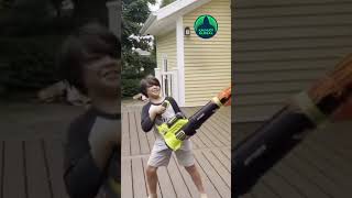 Toy Flamethrower Created By Canada-Based Visual Effect Artiste Daniel Hashimoto Using A Leaf Blower