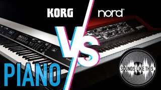 KORG Grandstage X vs Nord Grand 2 | Piano Battle