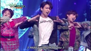 BTS (방탄소년단) - FAKE LOVE [Music Bank HOT STAGE / 2018.06.08]