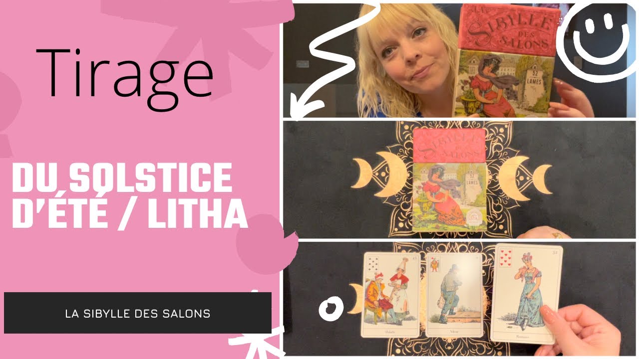 Tirage 🔮🤩 du solstice d’été /Litha avec La Sibylle des salons des