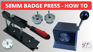 58mm Badge Press Assembly & First Run Tutorial 58mm Badge Press Assembly & First Run Tutorial