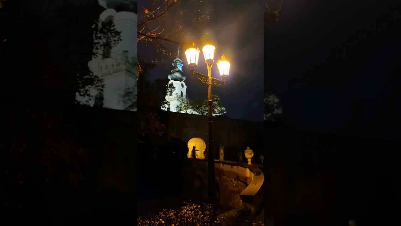 🌜Hrad v noci, Nitra Nitriansky hrad 