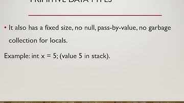 Understanding Primitive and Reference Data Types in Memory - Java