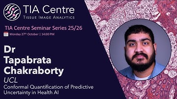 Conformal Quantification of Predictive Uncertainty in Health AI: Tapabrata Chakraborty, 27/10/25