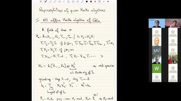 Raphael Rouquier "Representations of Quiver Hecke algebras (I and II)"