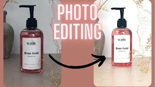 HOW I EDIT MY PRODUCT PHOTOS | Free Photo Editing App screenshot 1