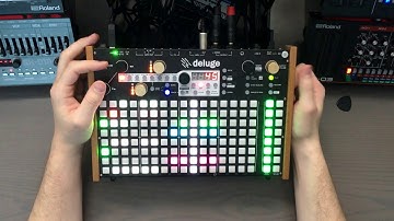 Synthstrom Deluge: Playing a track using sequenced samples