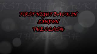 first night back in london the clash + tablatura (bass cover)