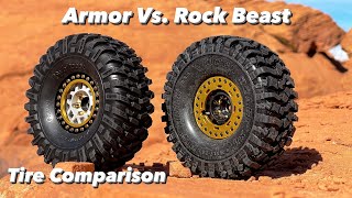 Tire Comparison - Rock Beast Vs. Armor Crawler Tire Comparison