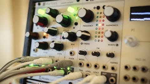 Midnight Modular Jam #1 Mutable Instruments Marbles, Plaits, Strymon Magneto, Make Noise Morphagene