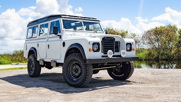 Fully RESTORED (1975) Land Rover Series III with a GM LS3 V8 Engine | ECD Automotive Design