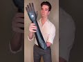 Friday night vibes with the burnt titanium arm cover 🦾#bionic #openbionics #heroarm #prosthetic
