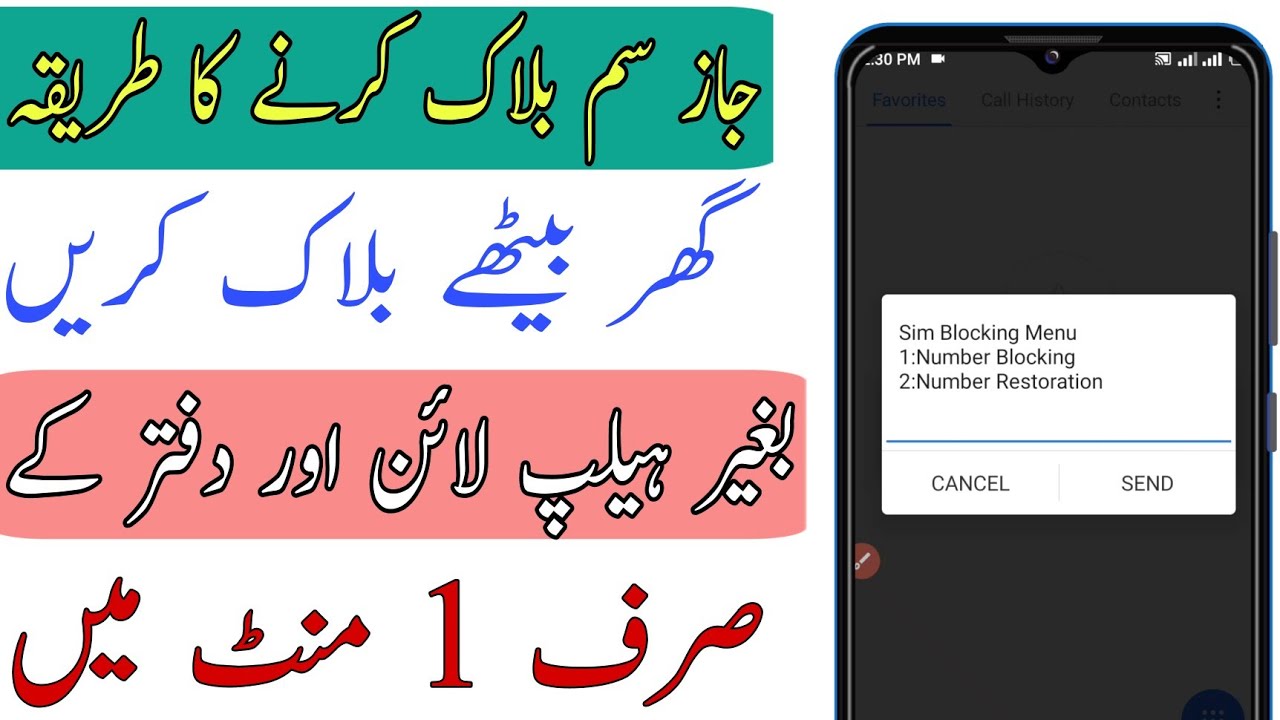 Jazz Sim Block karne ka Tarika 2022 || How To Block Jazz Sim