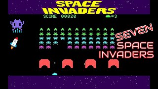 How many ways can you play Space Invaders? Seven different versions of this all time 1978 classic!