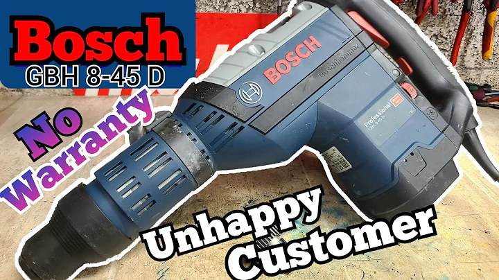 Broken Bosch Hammer with no warranty and a very unhappy Customer.  Simple or Expensive fix?