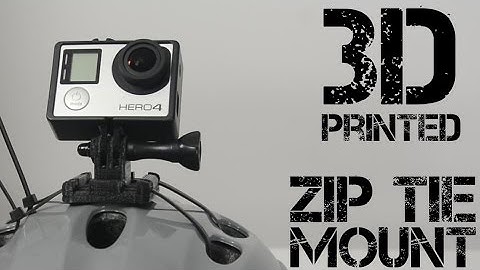 GoPro Zip Tie Mount - 3D Printing Thursday