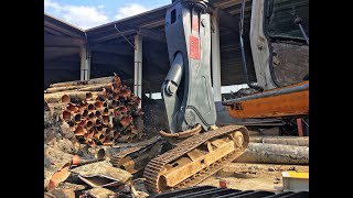 BULLDOZER SCRAPPING BY VTN SCRAP SHEAR CI7000  PART 2