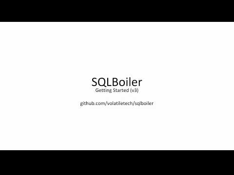 SQLBoiler - Getting Started (v3)