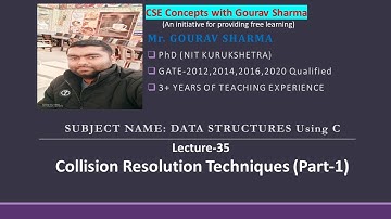 Lecture-35 Collision Resolution Techniques (Part-1)