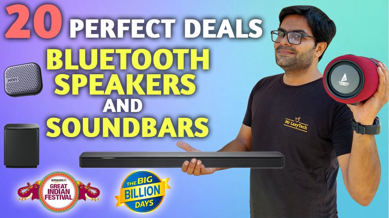 Amazon Great Indian Festival \u0026 Flipkart Big Billion Days Best Deals Bluetooth Speaker \u0026 Soundbar 😃😃⚡