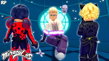 LADYBUG AND CAT NOIR REVEAL SECRET IDENTITY HAWK MOTH NO MIRACULOUS RP - MIRACULOUS ROBLOX!