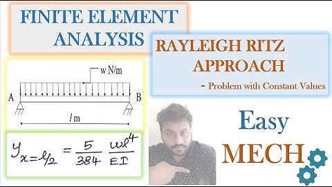 Rayleigh Ritz Approach - Simply Supported Beam with UDL - Problem with Constant Values