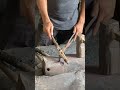 Traditional Method of Making a Double Edged Knife #craftsmanship #forging