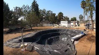 Natural Swimming Pool - Phase 2 | Liner & Substrate