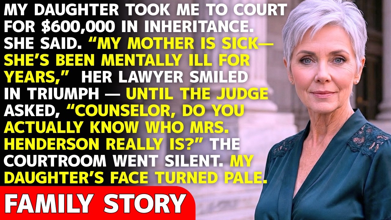 My Daughter Yelled, “My Mom’s Been Sick For Years,” Until The Judge Asked Once, And She Went Pale.
