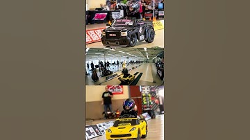 Drag racing modified power wheels indoors! #automobile #dragracing #future