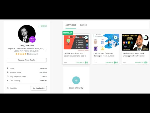 Develop mern stack website app like Fiverr frontend and backend (MongoDB,Express, React JS, Node JS)