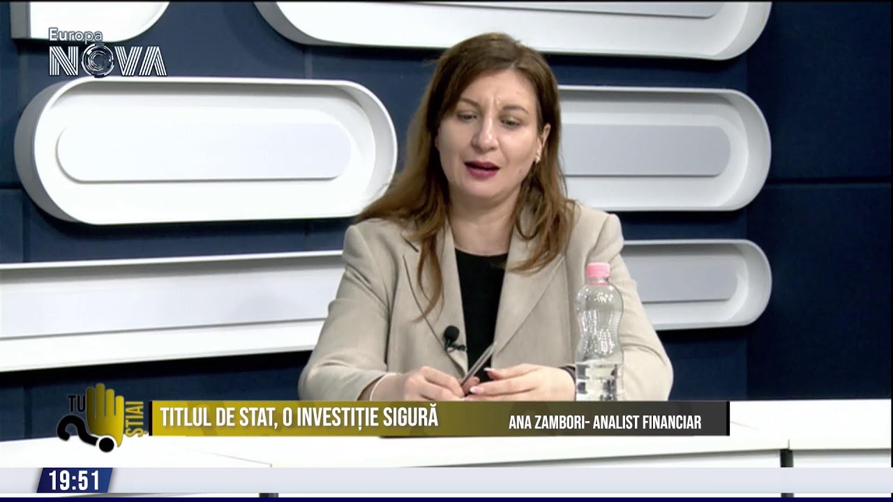 LIVE : Titlul de stat, o investiție sigură - Tu știai cu Miruna Mărgan - Europa Nova - 05.03.2025 LIVE : Titlul de stat, o investiție sigură - Tu știai cu Miruna Mărgan - Europa Nova - 05.03.2025