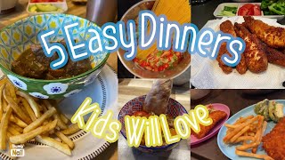 5 easy weeknight dinners that kids will love!