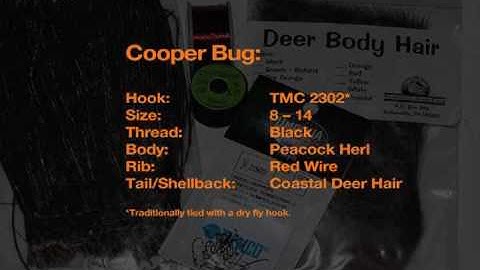 How to tie the Cooper Bug with Lou DiGena