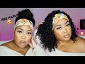 THE BEST 14 INCH CURLS | QUICK AND EASY HEADBAND WIG | ISEEHAIR