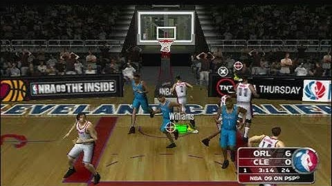 NBA 2010: The Inside Sony PSP Gameplay - Cavs vs Magic