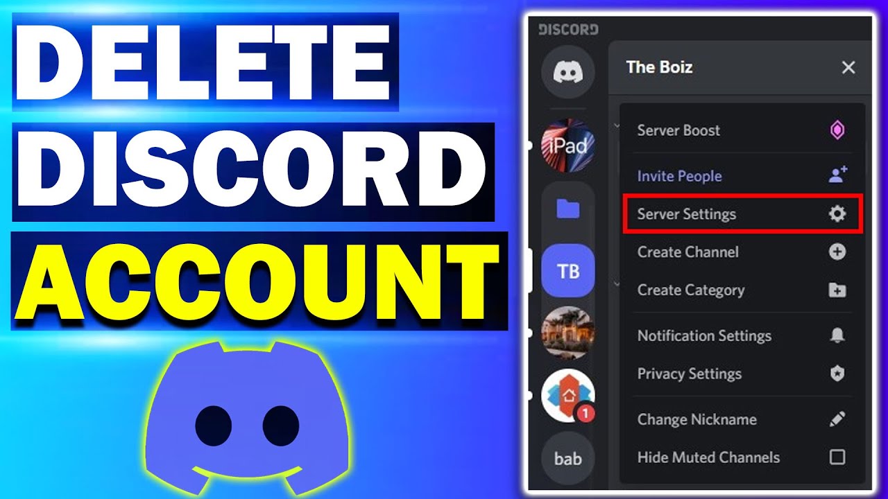 how-to-delete-discord-account-pc-mobile-youtube