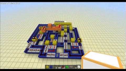 Minecraft Showcase: Quadruple sticky piston extender circuit