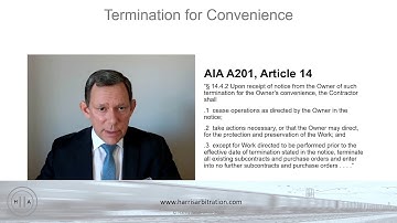 Termination for Convenience