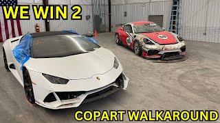 COPART WALKAROUND ENDED UP WINNING TWO NEW REBUILDS