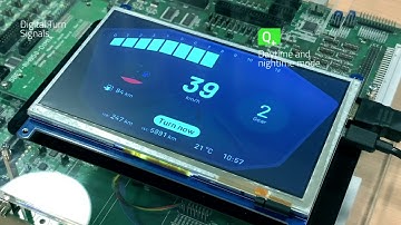 Qt for MCUs: Motorcycle Instrument Cluster on Renesas RH850 microcontroller {showcase}