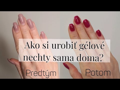 Video: Ako si zafarbiť nechty nechtami (s obrázkami)