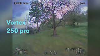 Vortex 250 pro, ending in a crash