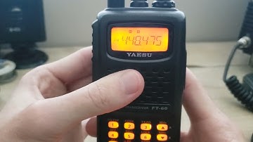 How To Program A Memory Into The Yaesu FT-60R
