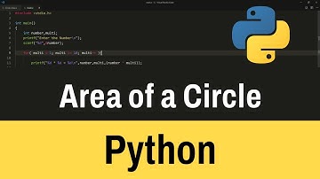 How to Write a Python Program to Find the Area of a Circle