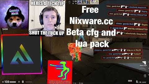 best free nixware.cc beta cfg and lua pack