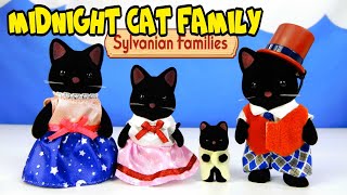 Sylvanian Families Midnight Cat Family 🐱 5530. Сильваниан Фэмилис Семья Черных котов 🐱.