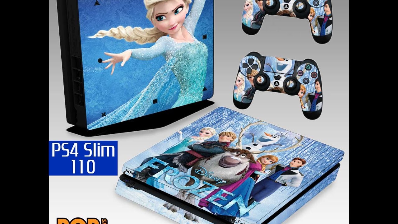 PS4 SLIM SKIN - Frozen - YouTube