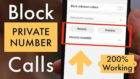 How to Block Private Number / Unknown Number Calls in any phone | [Tutorial]