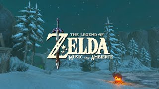 a soft Snowy day in zelda ambience (Relaxing video games music mix w/ Winter ambience)